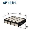 Фото Фильтр воздушный FILTRON AP 143/1 Filtron AP1431 Filtron