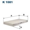 Фото Фильтр кабины CADILLAC BLS Filtron K1081 Filtron