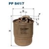 Фото ФИЛЬТР ТОПЛИВНЫЙ PP841 7 Filtron PP8417 Filtron