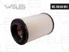 Фото МАН Фильтр воздушный   ЛиАЗ дв. МАН D 0836LOH Weles WS15004001 Weles