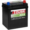 Фото Аккумуляторная батарея 40 Ah Zubr Premium Asia R+ (без борта) Zubr ZPA400 Zubr