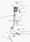 Фото Трос переключения передач Geely MK, MK CROSS,GC6 Geely 1014001685 Geely