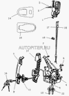 Фото Ручка двери наружная передняя левая Geely 101800503901 Geely