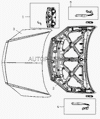 Фото Замок капота (Geely MK) Geely 1018005657 Geely