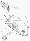 Фото ФОНАРЬ ПРОТИВОТУМАННЫЙ ЗАДНИЙ ПРАВЫЙ VISION Geely 1067000101 Geely