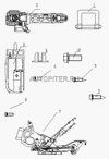 Фото МЕХАНИЗМ ЗАМКА ПРАВОЙ ПЕРЕДНЕЙ ДВЕРИ Geely 1068000153 Geely