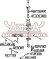 Фото Тяга подвески задн. TOYOTA CALDINA AT190/ST190 1992-1996 Asva 0125190 Asva