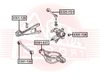 Фото Тяга ACURA MDX -06 задн. Asva 0325YD1 Asva
