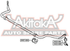 Фото Втулка переднего стабилизатора d25 MITSUBISHI MITSUBISHI L200 KB4T 2005- Asva 0407KB4 Asva