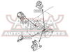 Фото Опора двигателя перед. MITSUBISHI GALANT EA3A Asva 0412EAATF Asva