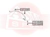 Фото ТЯГА СТАБИЛ CHEVROLET EPICA  V250  2007 Asva 1123V250FR Asva