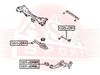 Фото Тяга подвески задн. HYUNDAI/KIA HYUNDAI I30 2012</KIA CEED 2012< Asva 1225JDR1 Asva
