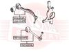 Фото Рычаг передний левый MERCEDES BENZ GLK-CLASS 204 2007-2015  MERCEDES-BENZ GLK-CLASS Asva 1624204FL Asva