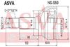 Фото ШРУС NISSAN/INFINITI FX35/45 S50/S51 Asva NSS50 Asva