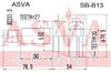 Фото Шрус наружный 30x52x27 SUBARU LEGACY 2003- Asva SBB13 Asva