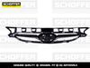 Фото Решетка радиатора с молдингом Hyundai Solaris (I 2010-2014) Schoffer SHF02701 Schoffer