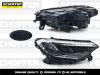 Фото Фара правая Volkswagen Polo sedan 6 (2020-нв) светодиодная LED рефлекторна�я Schoffer SHF12007 Schoffer