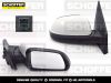 Фото Зеркало правое Kia Rio /Kia Rio X-Line (2017-н.в.) 5 конт. Schoffer SHF13050 Schoffer