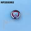 Фото Заглушка колёсного диска красная/серебро 59mm NeedFul NF233392 NeedFul
