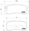 Фото Колодки тормозные дисковые задн. 200 Convertible 200 Cabriolet 200 Saloon 200 Stufenheck CIRRUS (JS) Mintex MDB2080 Mintex