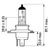 Фото Лампа галоген H4 24/75/70W Р43t "PHILIPS" Master Duty Philips 13342MDC1 Philips