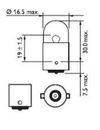 Фото Автолампа 24V BA15s 10W PHILIPS Philips 13814CP Philips