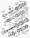 Фото Подшипник вторичного вала, передний Hyundai-Kia 4322528050 Hyundai-Kia