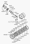 Фото КОМПЛЕКТ ФРИКЦИОННЫХ ДИСКОВ АКПП (4 ШТ) Hyundai-Kia 4562136071 Hyundai-Kia