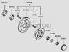 Фото ШАРИКОВЫЙ ПОДШИПНИК D42ММ  BEARING ASS Hyundai-Kia 5170144030 Hyundai-Kia