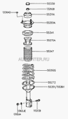 Фото АМОРТИЗАТОР \ГЕТЦ 1.6Л\ Hyundai-Kia 5536025150 Hyundai-Kia