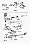 Фото ВТУЛКА (СУХАРЬ) РЕЙКИ РУЛЕВОЙ (БЕЗ ГУР) Hyundai-Kia 5653424000 Hyundai-Kia