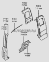 Фото Усилитель  порога кабины  HYUNDAI Porter Hyundai-Kia 7115543002 Hyundai-Kia