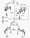 Фото Личинка замка багажника HYUNDAI ACCENT (ТагАЗ) Hyundai-Kia 8125025A00 Hyundai-Kia