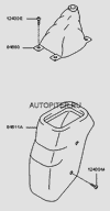 Фото Чехол рычага КПП Porter, HYUNDAI/KIA/MOBIS Hyundai-Kia 8424143300AQ Hyundai-Kia