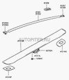 Фото Заглушка рейлинга крыши кузова HYUNDAI/KIA 87254-25000 Hyundai-Kia 8725425000 Hyundai-Kia