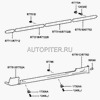 Фото Молдинг крыла переднего левого Accent "HYUNDAI-KIA" 8771125000 Hyundai-Kia 8771125000 Hyundai-Kia