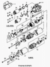 Фото Реле втягив. Daewoo Nexia Chevrolet Lanos Sens (крепление на 3 болта) Daewoo 111350 Daewoo