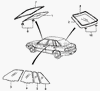 Фото Регулятор установки заднего стекла  Daewoo Nexia правый Daewoo 90221556 Daewoo