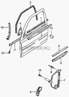 Фото Уголок двери передней LH DAEWOO 96137561 (ДЭУ ЭСПЕРО) (96137561) Daewoo 96137561 Daewoo