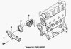 Фото Корпус термостата \ Daewoo Nexia 1.5 SOHC Daewoo 96180324 Daewoo