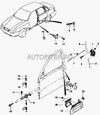 Фото Ручка двери наружняя пер левая(черный глянец) НЕКСИЯ Daewoo 96211473 Daewoo