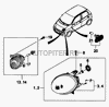 Фото *ПОВТОРИТЕЛЬ ПОВОРОТА DAEWOO MATIZ/SPARK Daewoo 96323669 Daewoo