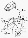 Фото Ручка двери передней правой наружняя Daewoo 96507784 Daewoo