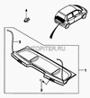 Фото Кронштейн CHEVROLET Spark, DAEWOO Matiz полки багажника OEM Daewoo 96567780 Daewoo