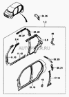 Фото Панель боковины (левая) (GM) MATIZ 42395577, 96568723 Daewoo 96568723 Daewoo