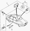 Фото Личинка замка багажника GM Daewoo S6460006 Daewoo