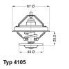 Фото Термостат  83°C с кольцом MAN MB Iveco DAF Wahler 410583D Wahler