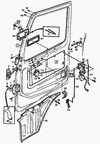 Фото ТЯГА замка двери Volvo 1062569 Volvo