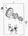 Фото јвтозапчасть/ѕодшипник дифференциала Chevrolet Aveo (T200) 2003-2008, Chevrolet Aveo (T250) 2 General Motors 94535190 General Motors