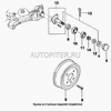 Фото Подшипник ступ.DAEWOO NEXIA/LANOS/ESPERO зад.наруж. General Motors 94535209 General Motors